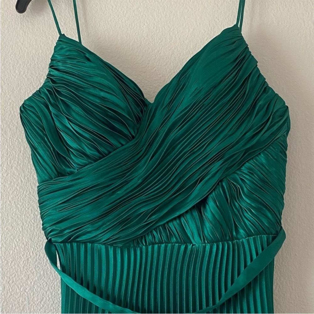 Betsy & Adam Deep Green Maxi Dress - Picture 7 of 7